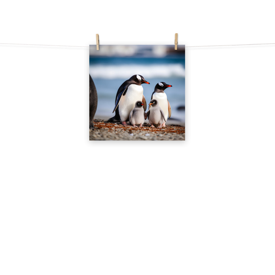 Penguin Photo paper poster - PosterfyAI.com