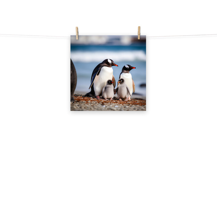 Penguin Photo paper poster - PosterfyAI.com