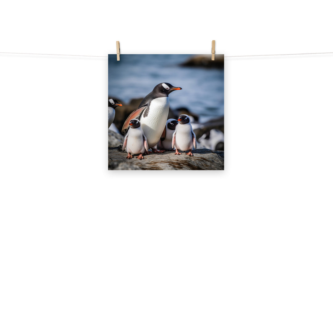 Penguin Photo paper poster - PosterfyAI.com