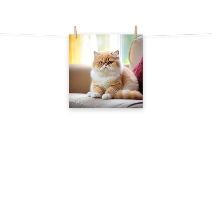 Exotic Shorthair Photo paper poster - PosterfyAI.com