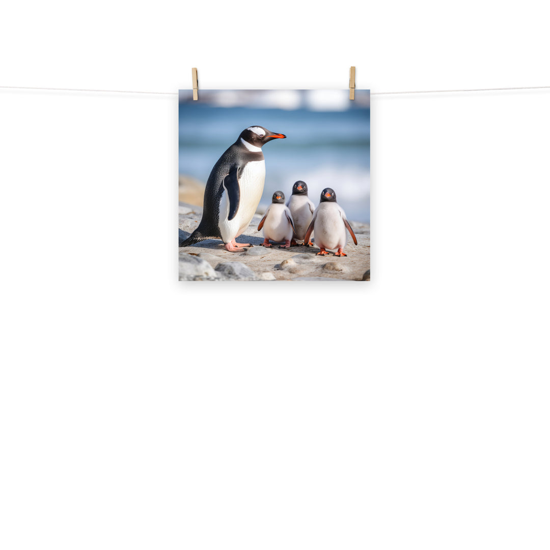 Penguin Photo paper poster - PosterfyAI.com