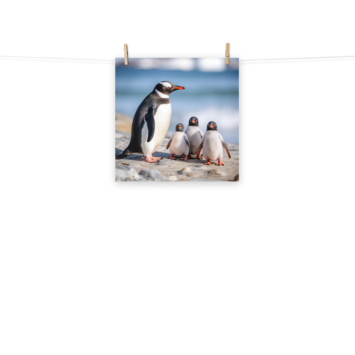 Penguin Photo paper poster - PosterfyAI.com