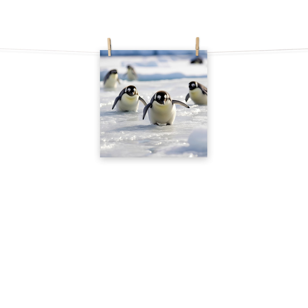Penguin Photo paper poster - PosterfyAI.com
