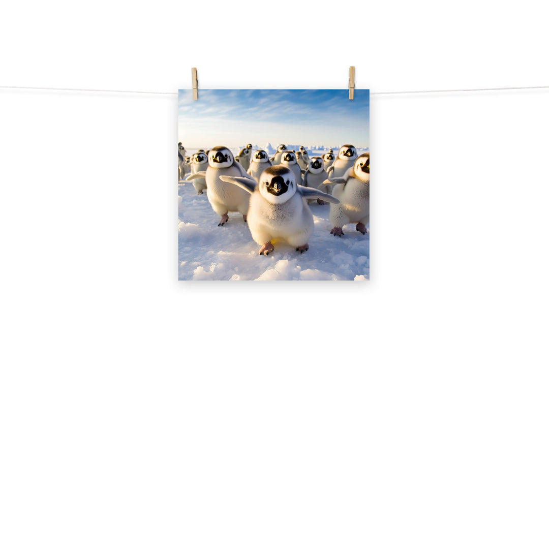 Penguin Photo paper poster - PosterfyAI.com