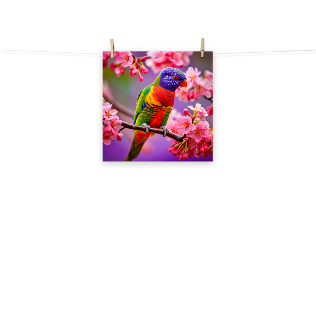 Lorikeet Photo paper poster - PosterfyAI.com