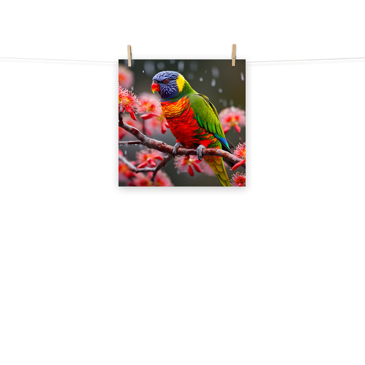 Lorikeet Photo paper poster - PosterfyAI.com