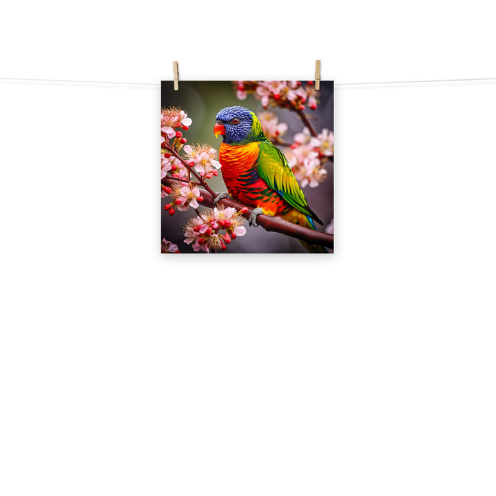 Lorikeet Photo paper poster - PosterfyAI.com