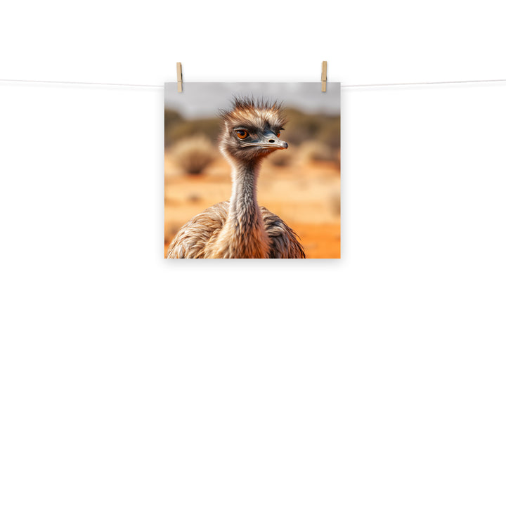 Emu Photo paper poster - PosterfyAI.com