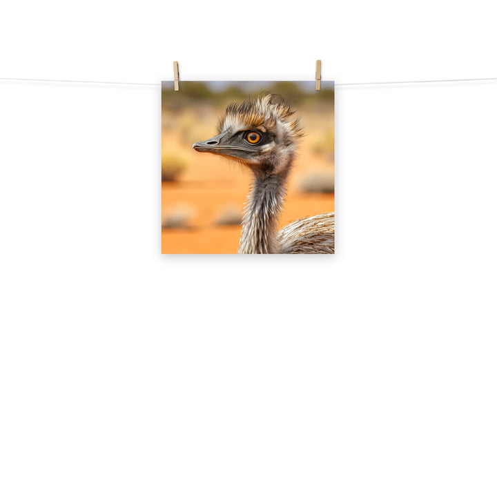 Emu Photo paper poster - PosterfyAI.com