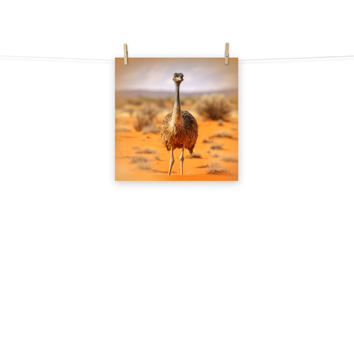 Emu Photo paper poster - PosterfyAI.com