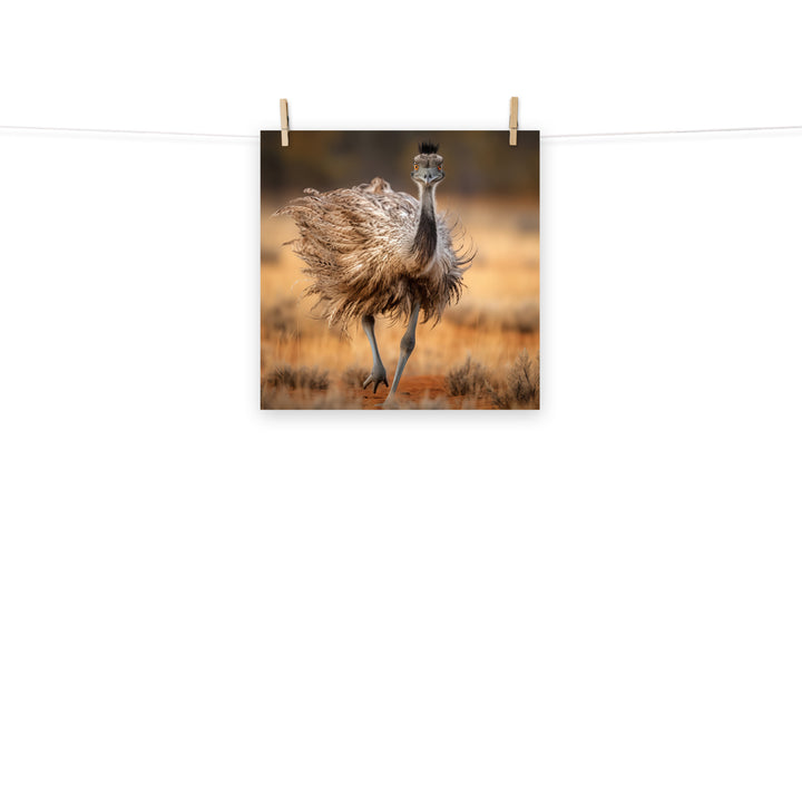 Emu Photo paper poster - PosterfyAI.com