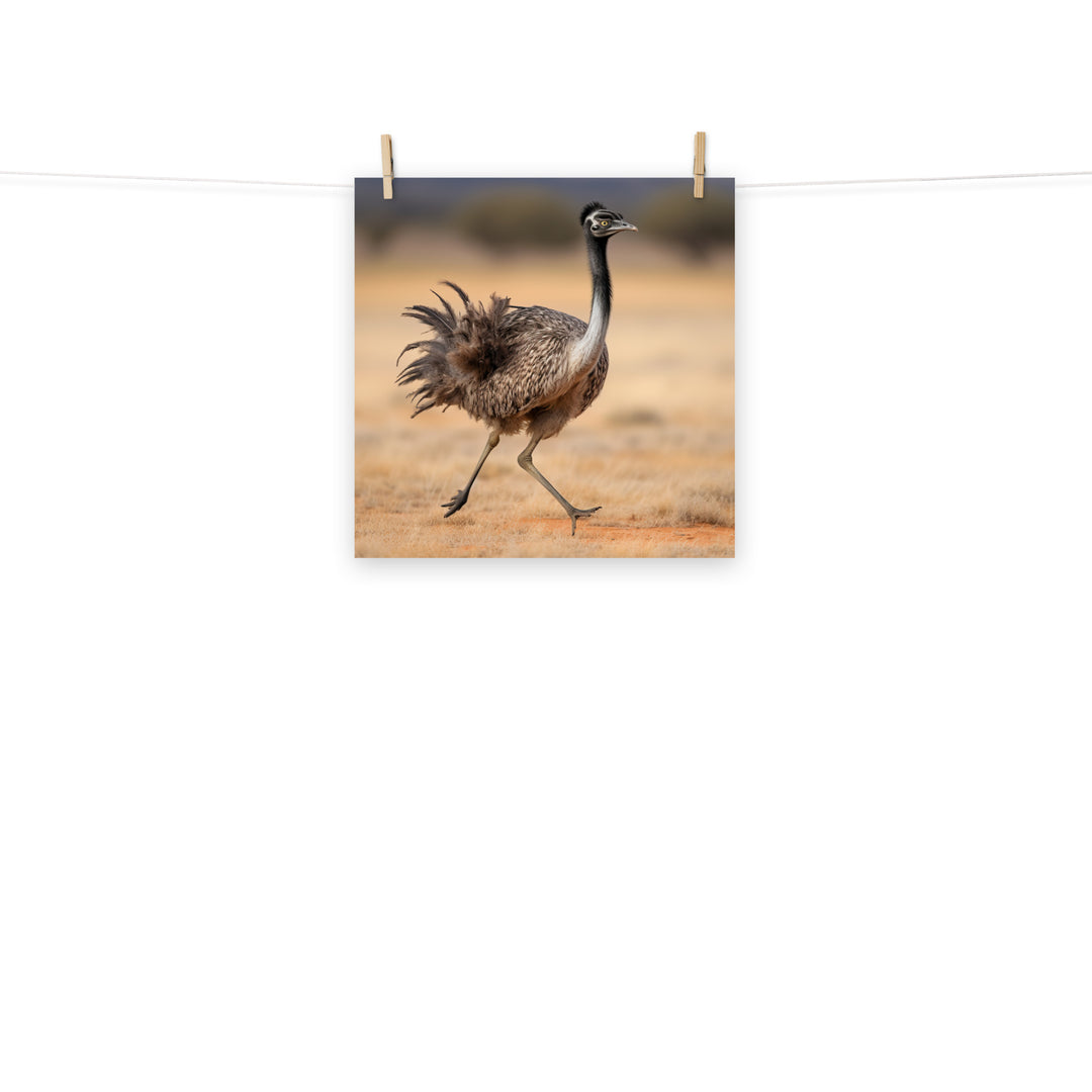 Emu Photo paper poster - PosterfyAI.com