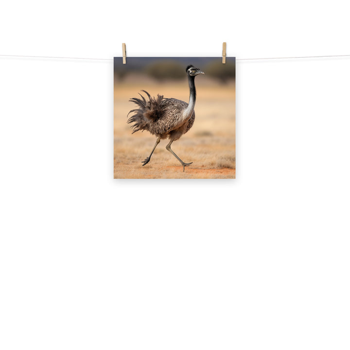 Emu Photo paper poster - PosterfyAI.com