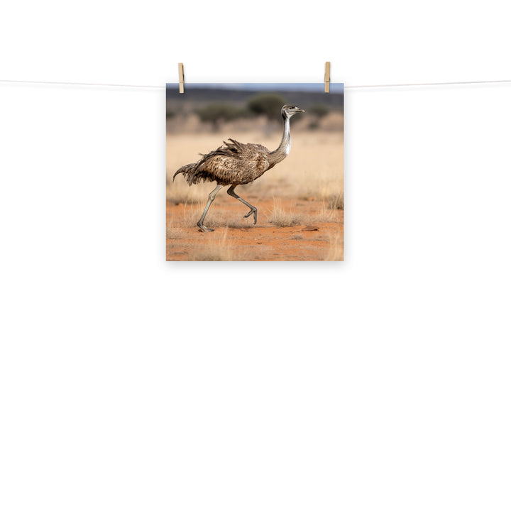 Emu Photo paper poster - PosterfyAI.com