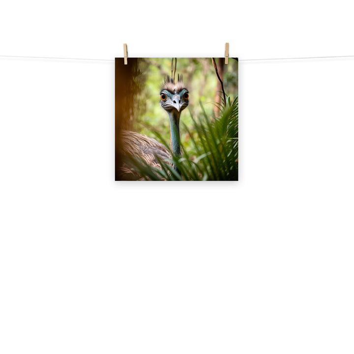 Emu Photo paper poster - PosterfyAI.com