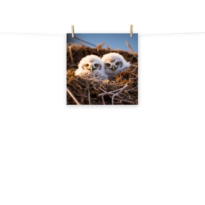 Owl Photo paper poster - PosterfyAI.com