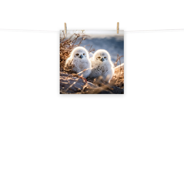 Owl Photo paper poster - PosterfyAI.com