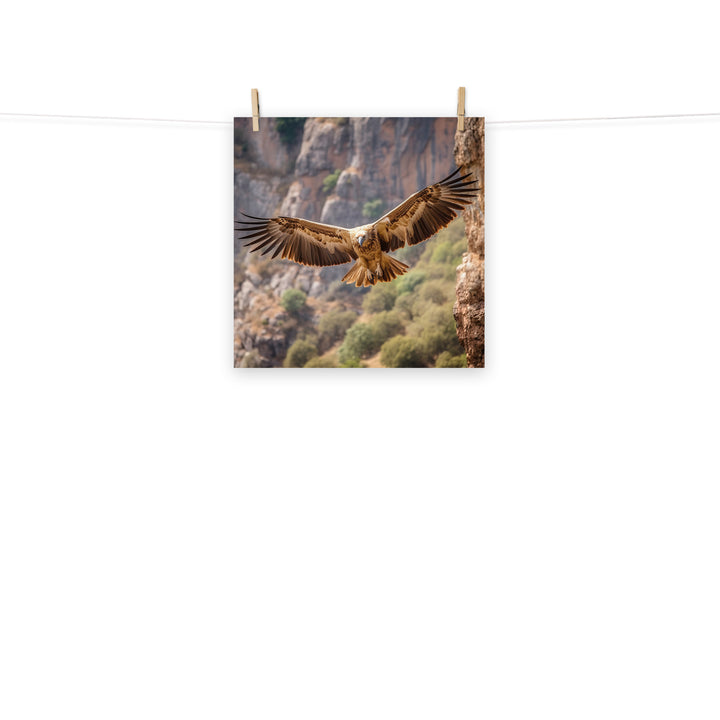 Vulture Photo paper poster - PosterfyAI.com