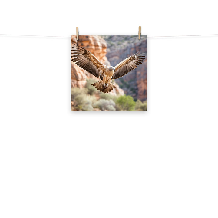 Vulture Photo paper poster - PosterfyAI.com