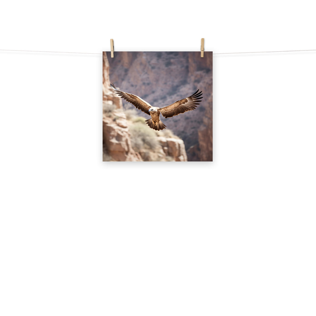 Vulture Photo paper poster - PosterfyAI.com