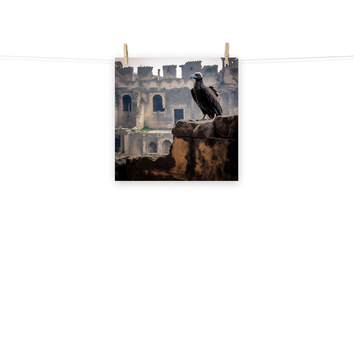 Vulture Photo paper poster - PosterfyAI.com