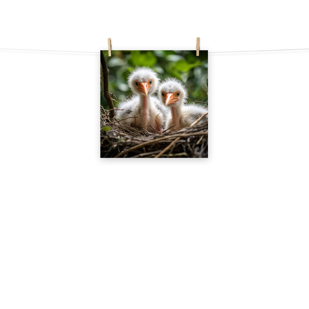 Stork Photo paper poster - PosterfyAI.com