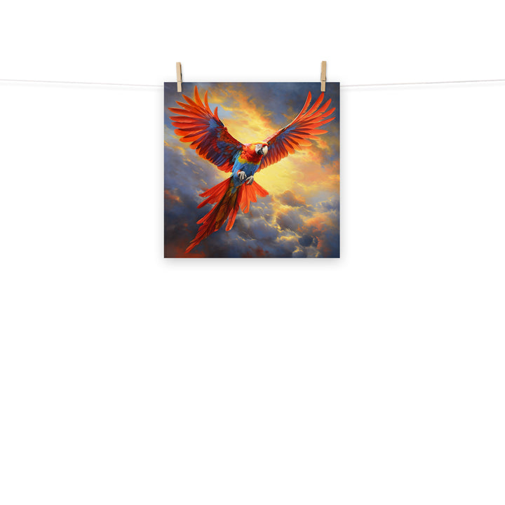 Macaw Photo paper poster - PosterfyAI.com
