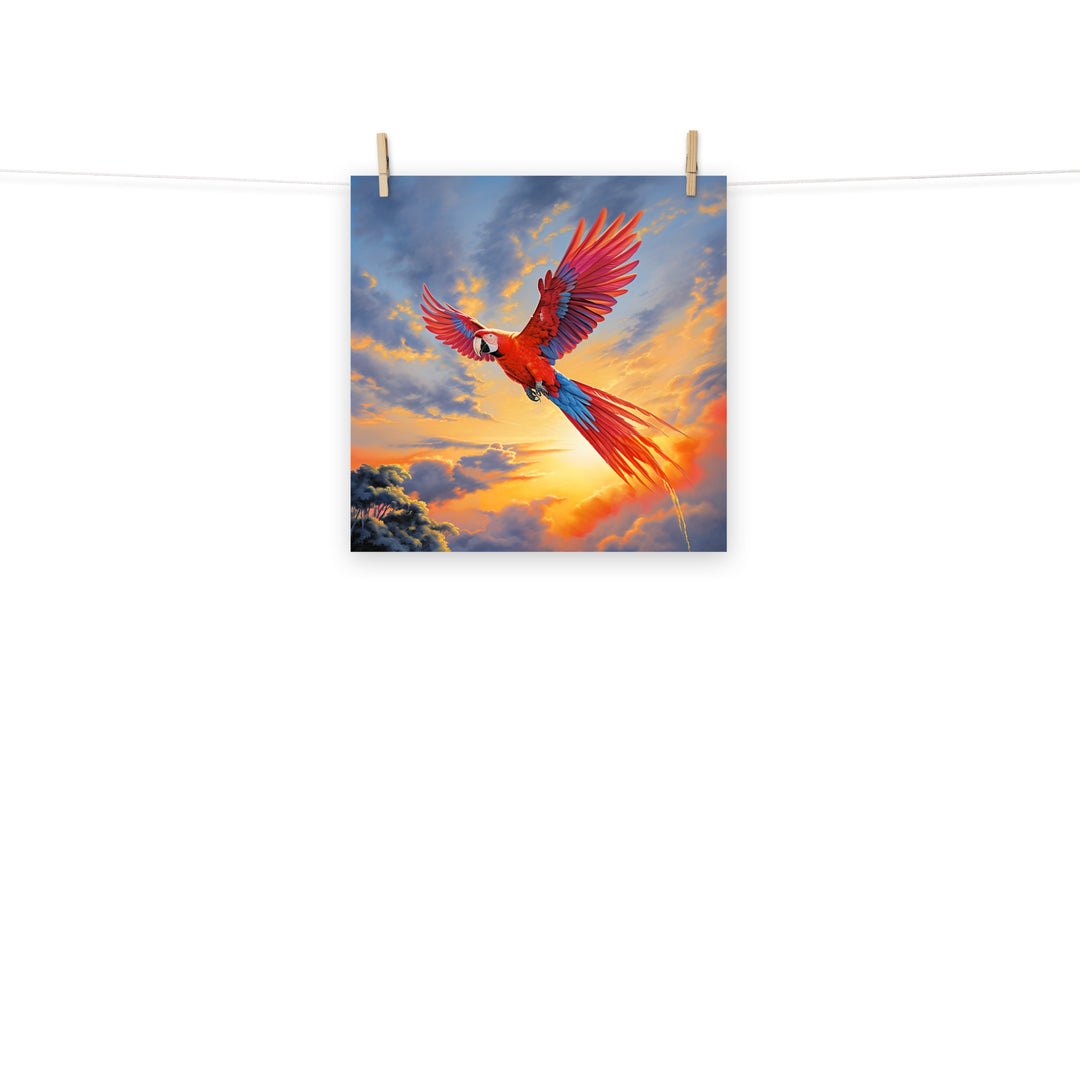 Macaw Photo paper poster - PosterfyAI.com