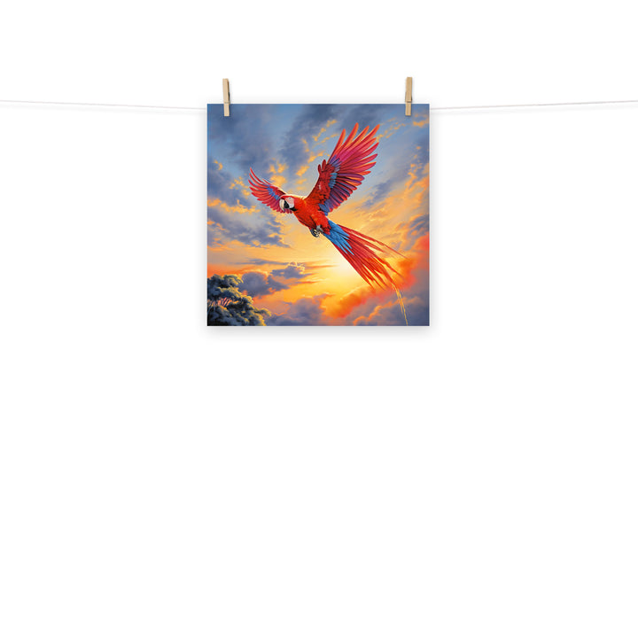 Macaw Photo paper poster - PosterfyAI.com