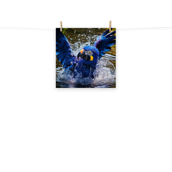 Macaw Photo paper poster - PosterfyAI.com