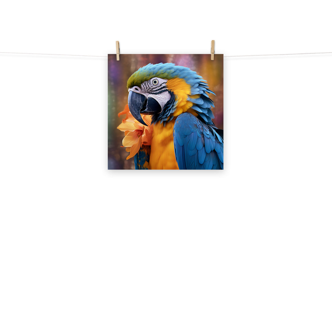 Macaw Photo paper poster - PosterfyAI.com