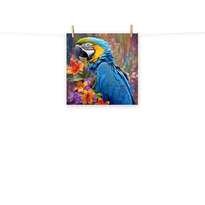 Macaw Photo paper poster - PosterfyAI.com