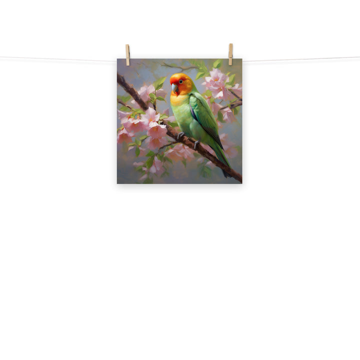 Lovebird Photo paper poster - PosterfyAI.com
