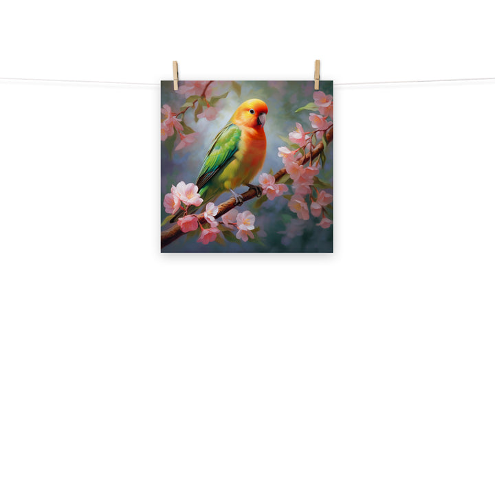 Lovebird Photo paper poster - PosterfyAI.com