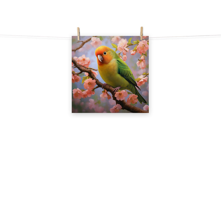 Lovebird Photo paper poster - PosterfyAI.com