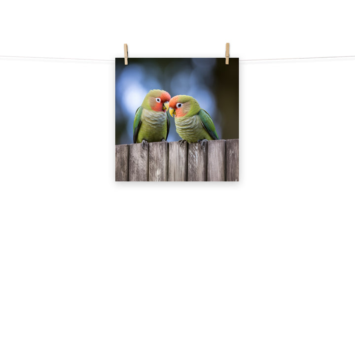 Lovebird Photo paper poster - PosterfyAI.com