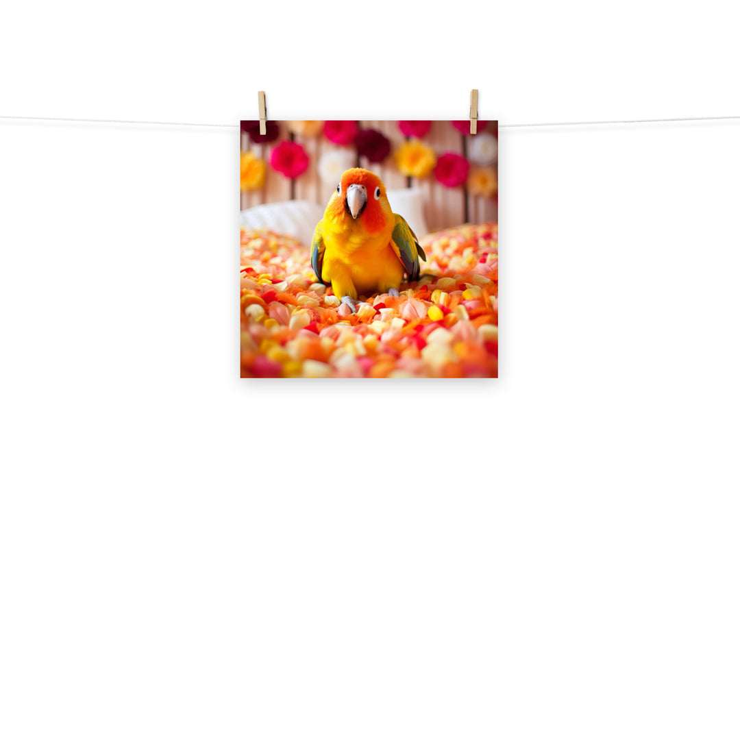 Lovebird Photo paper poster - PosterfyAI.com