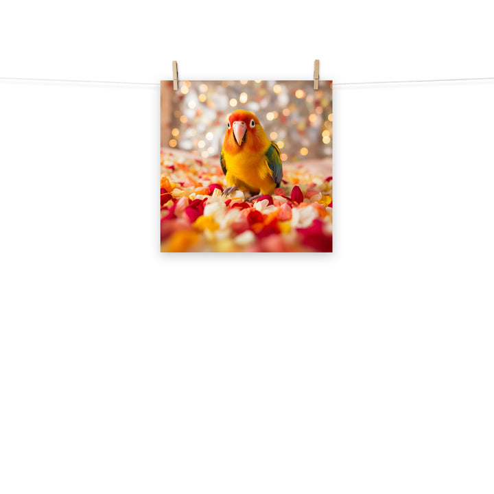 Lovebird Photo paper poster - PosterfyAI.com