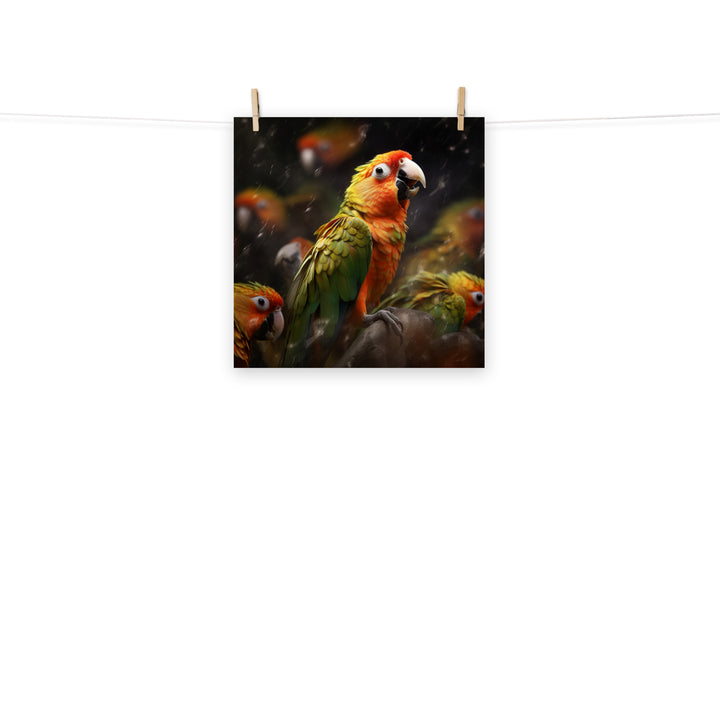 Conures Photo paper poster - PosterfyAI.com