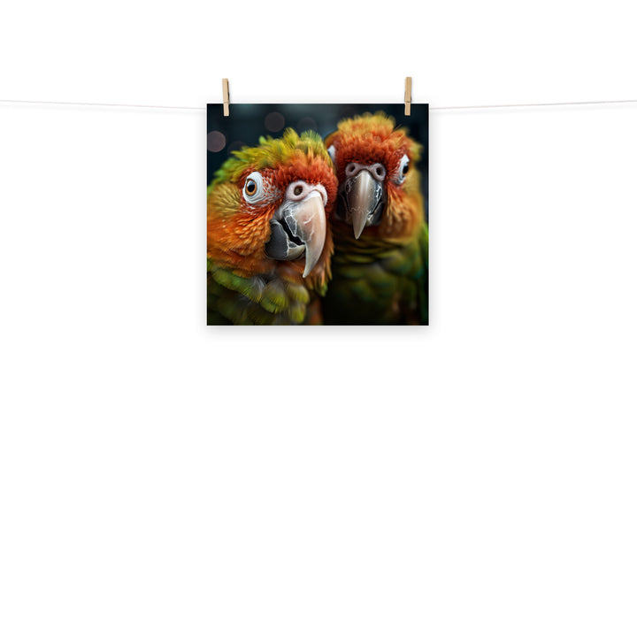 Conures Photo paper poster - PosterfyAI.com