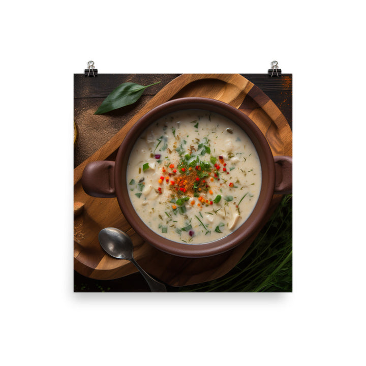 Olympia Oyster Chowder photo paper poster - Posterfy.AI