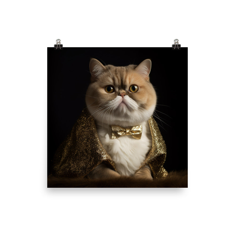 Exotic Shorthair Photo paper poster - PosterfyAI.com