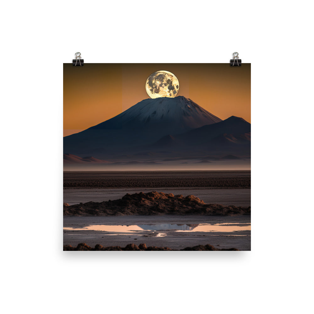 Mystical Beauty of Atacama photo paper poster - Posterfy.AI