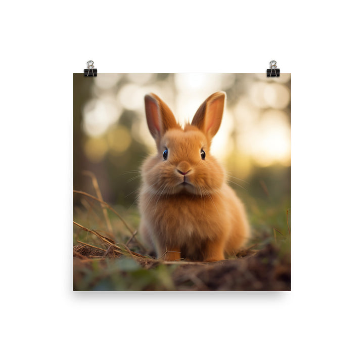 Adorable Cinnamon Fluffball Photo paper poster - PosterfyAI.com