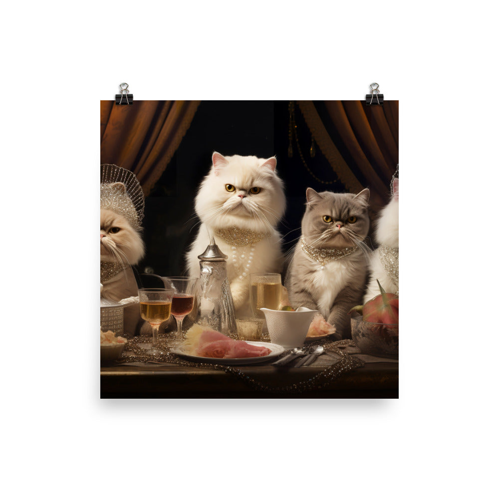 Exotic Shorthair Photo paper poster - PosterfyAI.com