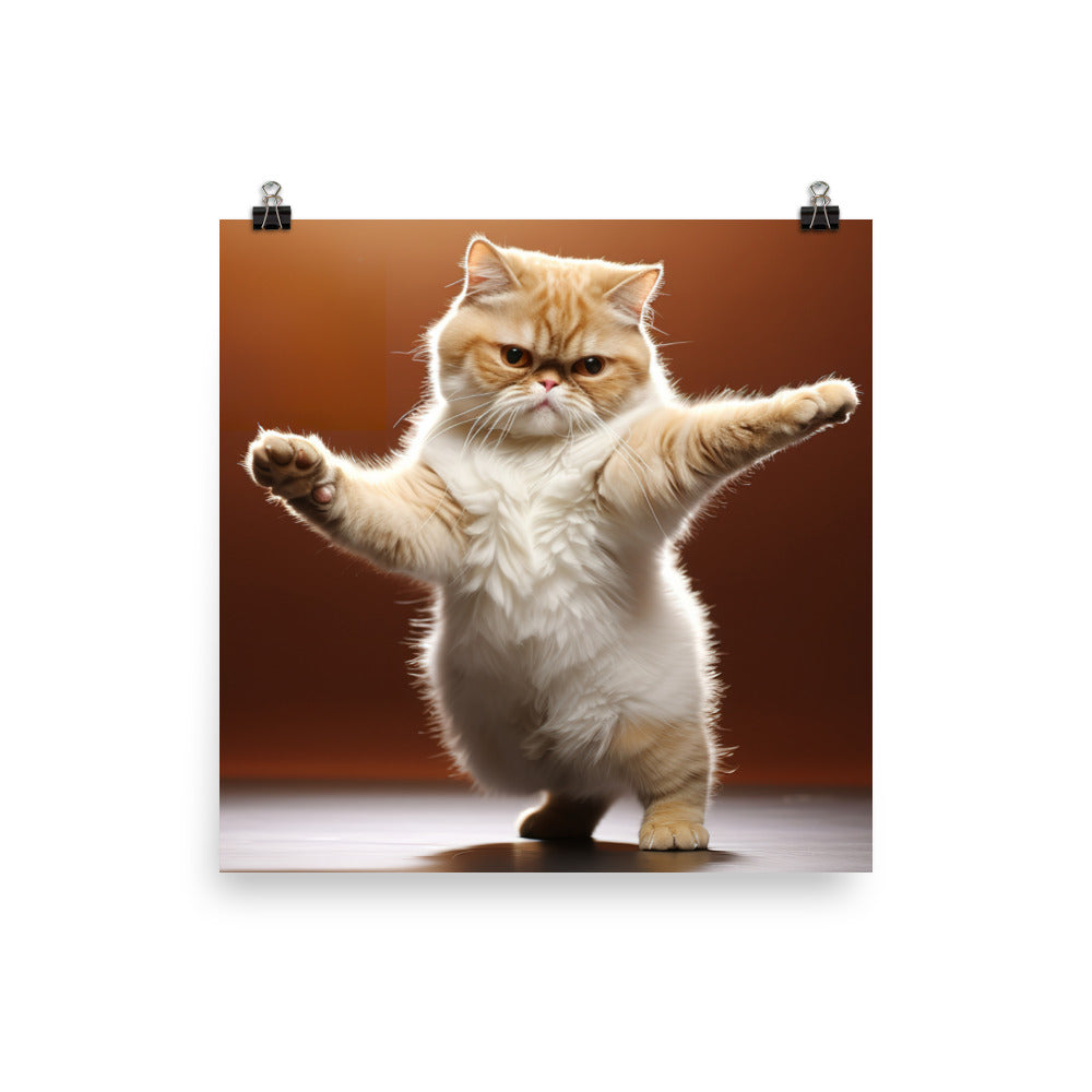 Exotic Shorthair Photo paper poster - PosterfyAI.com