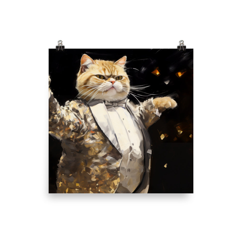 Exotic Shorthair Photo paper poster - PosterfyAI.com