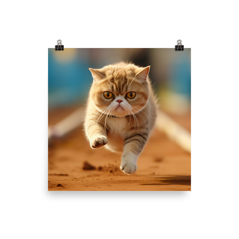 Exotic Shorthair Photo paper poster - PosterfyAI.com