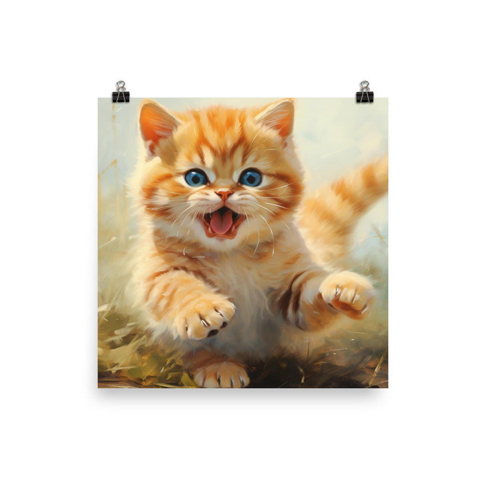 Exotic Shorthair Photo paper poster - PosterfyAI.com
