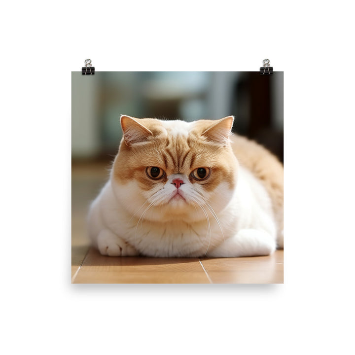 Exotic Shorthair Photo paper poster - PosterfyAI.com